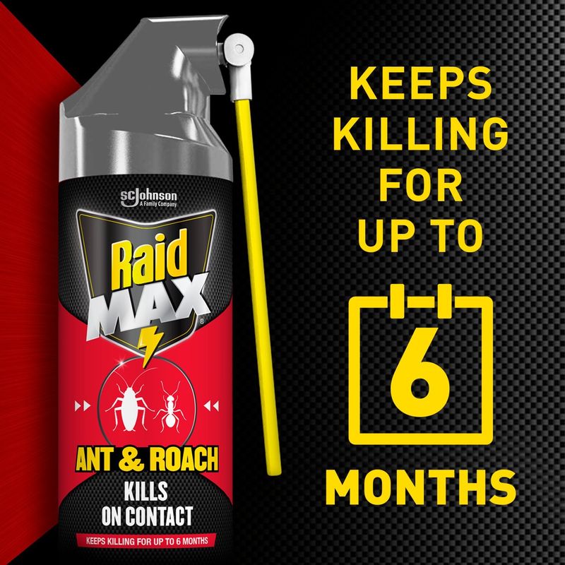 Raid Max Ant &amp; Roach Spray, 14.5 oz