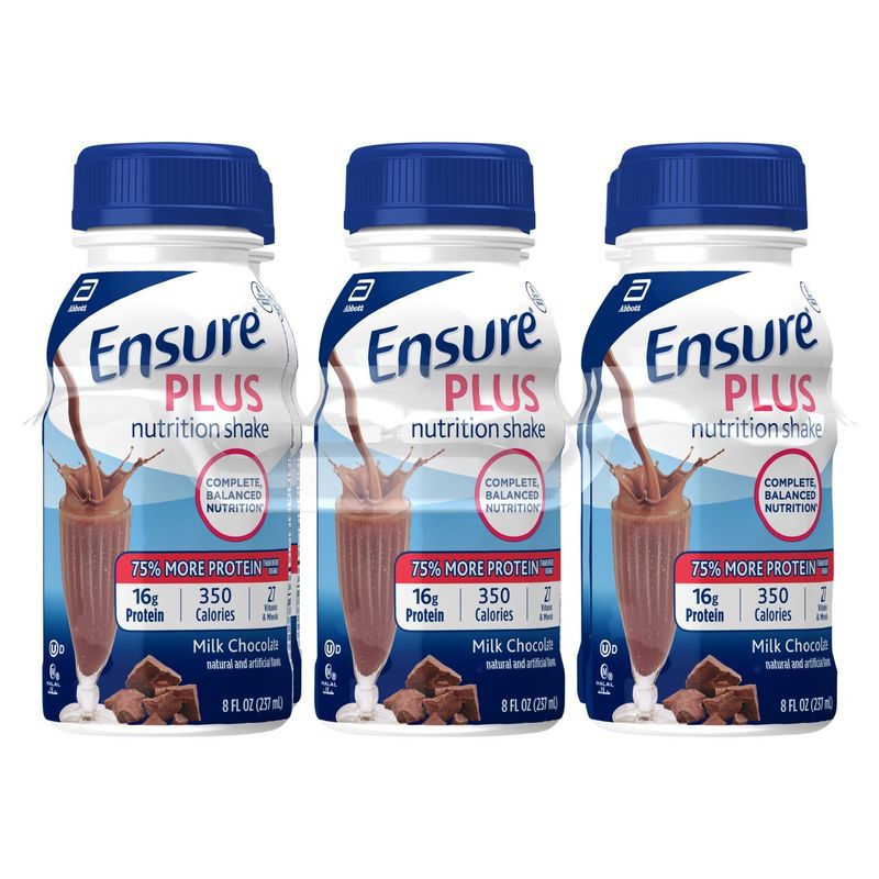 Ensure Plus Milk Chocolate Nutrition Shake, 8 fl oz