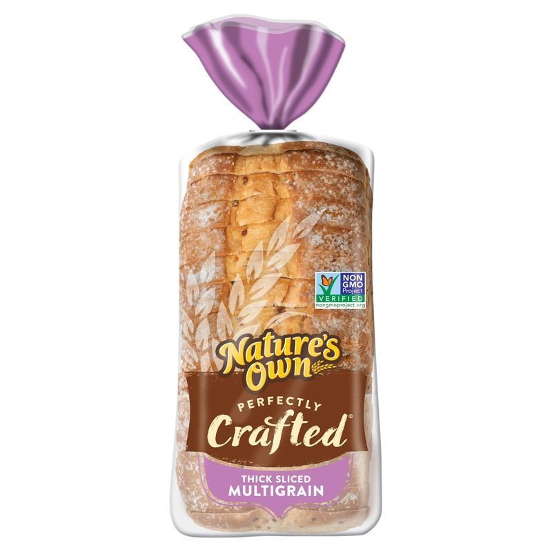 Nature's Own Perfectly Crafted Thick Sliced Multigrain Bread, 22 oz