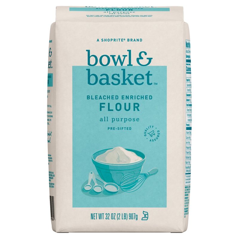Bowl &amp; Basket Pre-Sifted Bleached Enriched All Purpose Flour, 32 oz