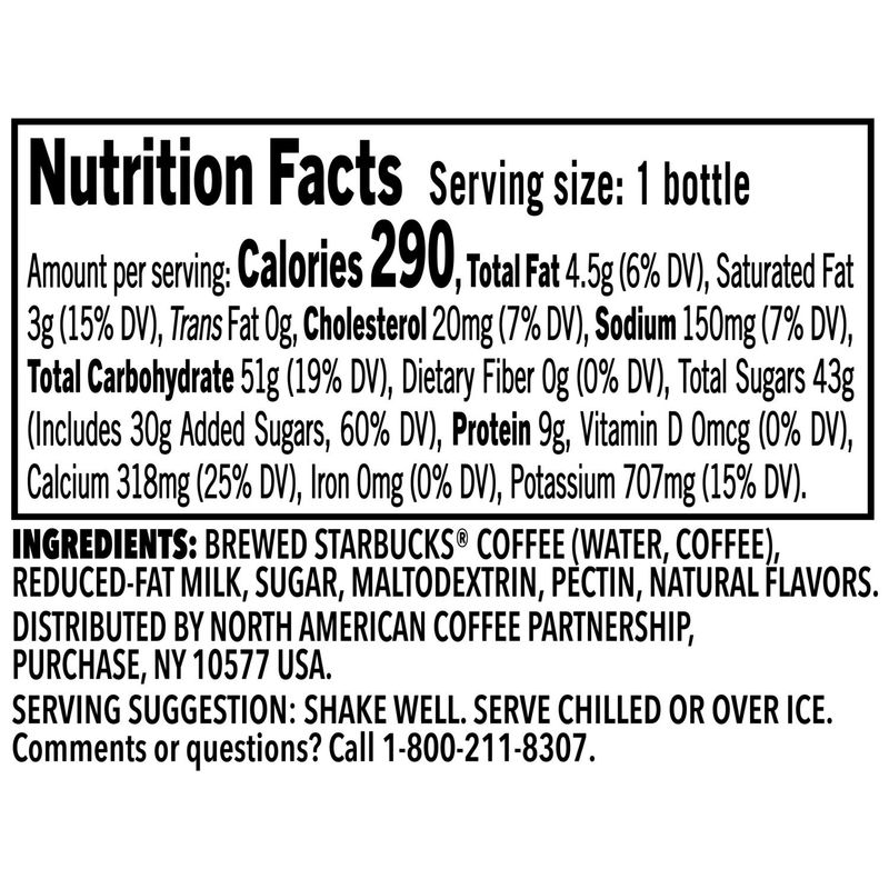 Starbucks Frappuccino Chilled Coffee Drink Vanilla 13.7 Fl Oz