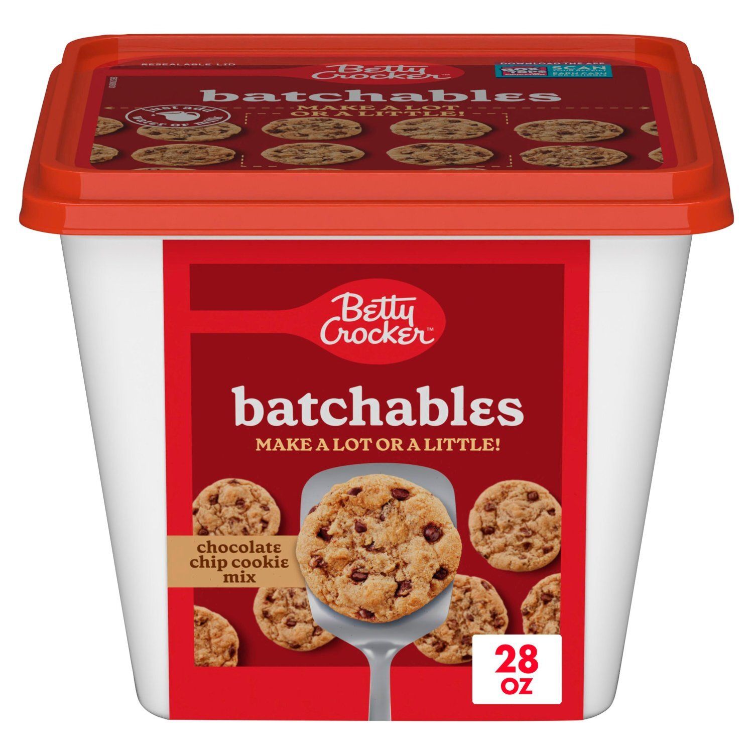 Betty Crocker Batchables Chocolate Chip Cookiε Mix, 28 oz