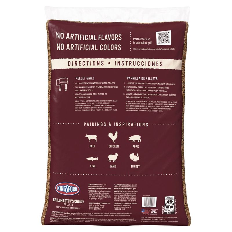 Kingsford Grillmaster's Choice Pellets, 25 lbs