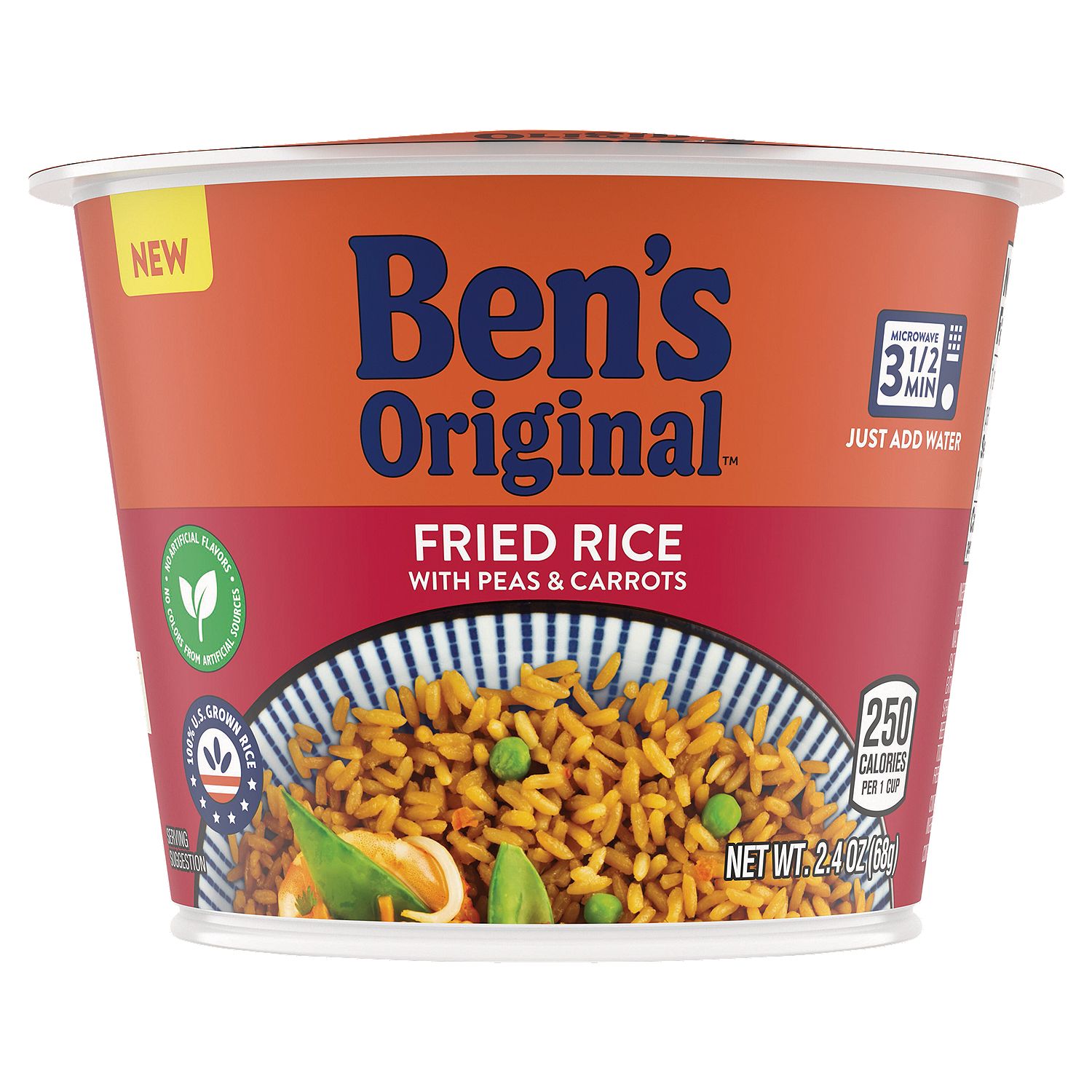 Ben's Original Fried Rice with Peas &amp; Carrots, 2.4 oz
