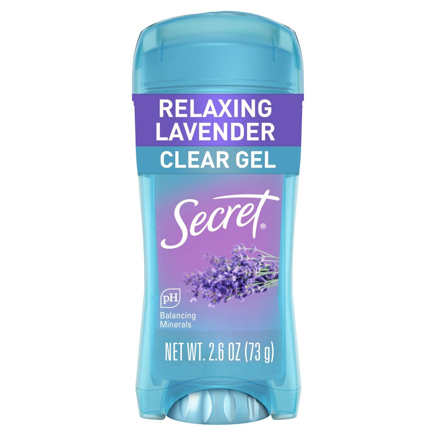 Secret Clear Gel Relaxing Lavender Scent Antiperspirant/Deodorant, 2.6 oz