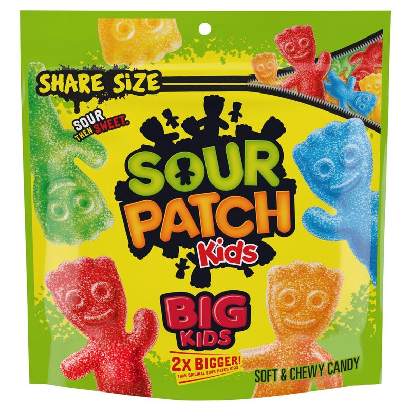Sour Patch Kids Big Kids Soft &amp; Chewy Candy Share Size, 12 oz