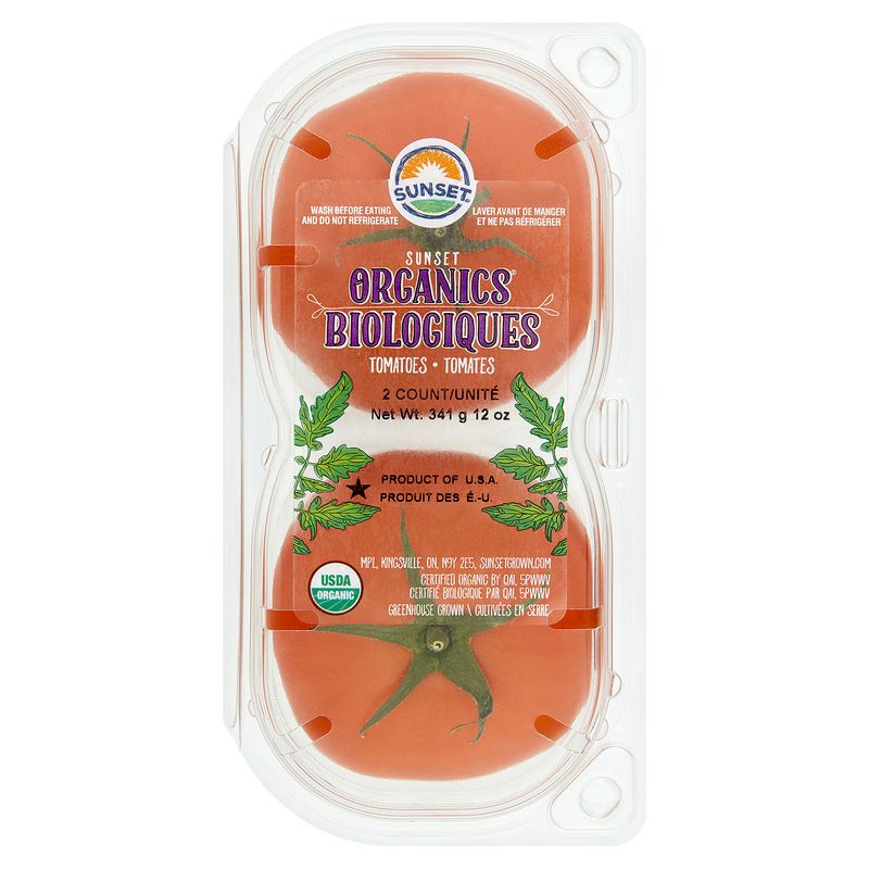 Sunset® Organic Beefsteak Tomatoes, 12 oz