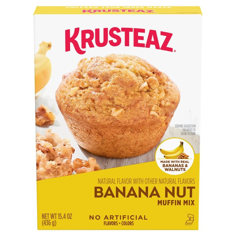 Krusteaz Banana Nut Muffin Mix, 15.4 oz