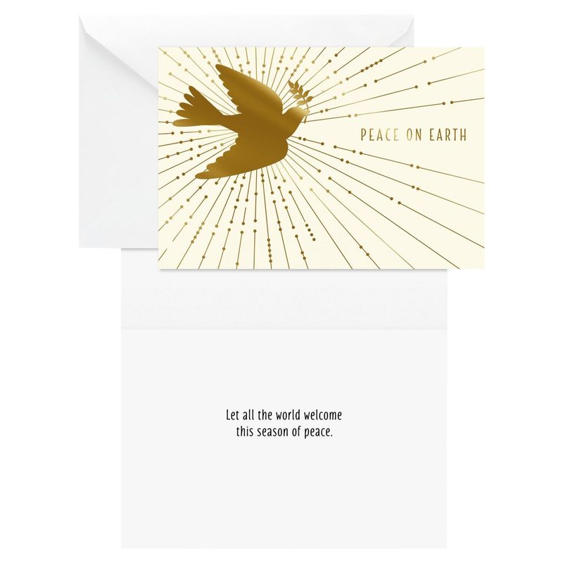Hallmark Peace On Earth Christmas Card