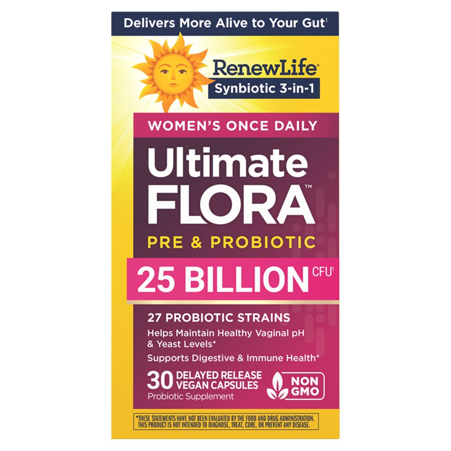 Renew Life Ultimate Flora Women's Once Daily Probiotic Supplement, 30 count