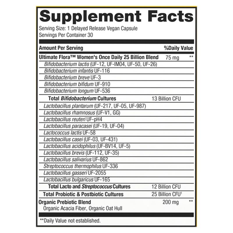 Renew Life Ultimate Flora Women's Once Daily Probiotic Supplement, 30 count