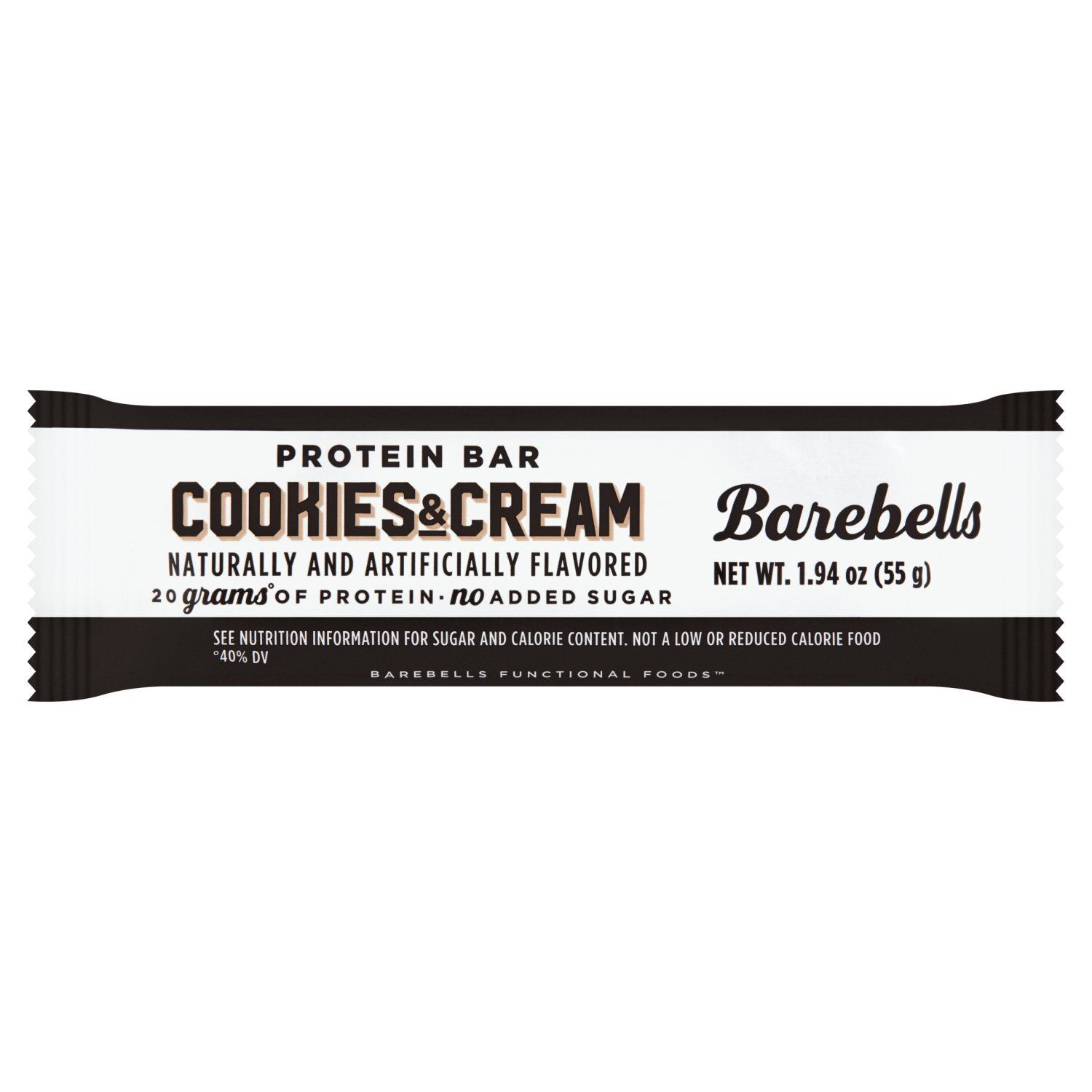 Barebells Cookies &amp; Cream Protein Bar, 1.94 oz