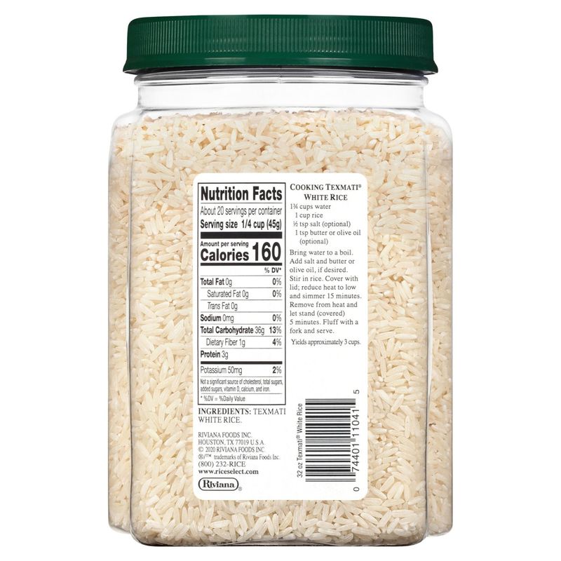 RiceSelect White Texmati Long Grain Basmati Rice, 32 oz