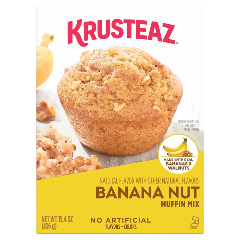 Krusteaz Banana Nut Muffin Mix, 15.4 oz