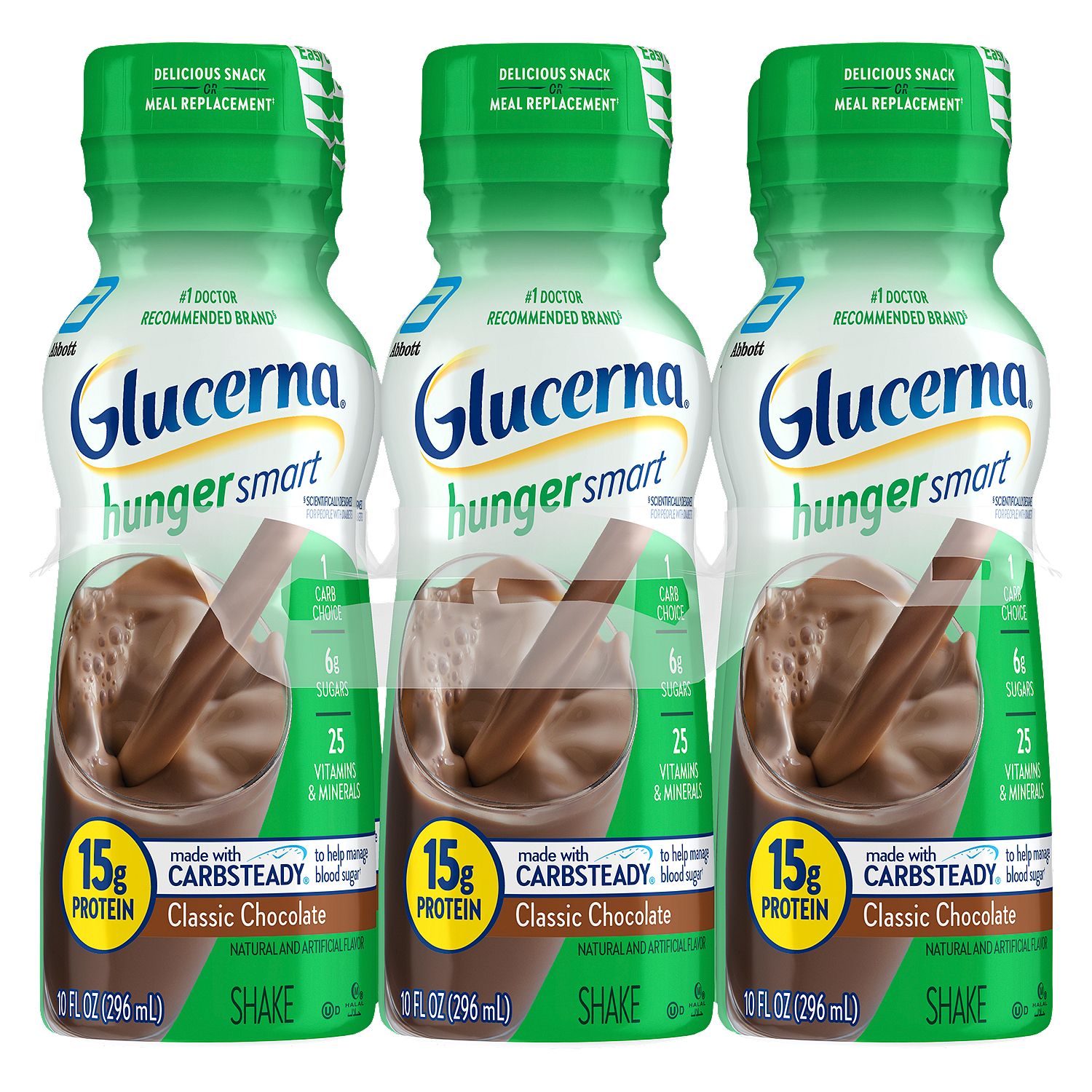 Glucerna Hunger Smart Classic Chocolate Shake, 10 fl oz