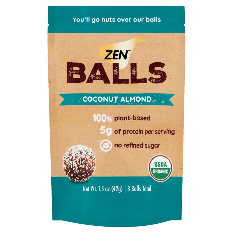 Zen Coconut Almond Balls, 3 count, 1.5 oz