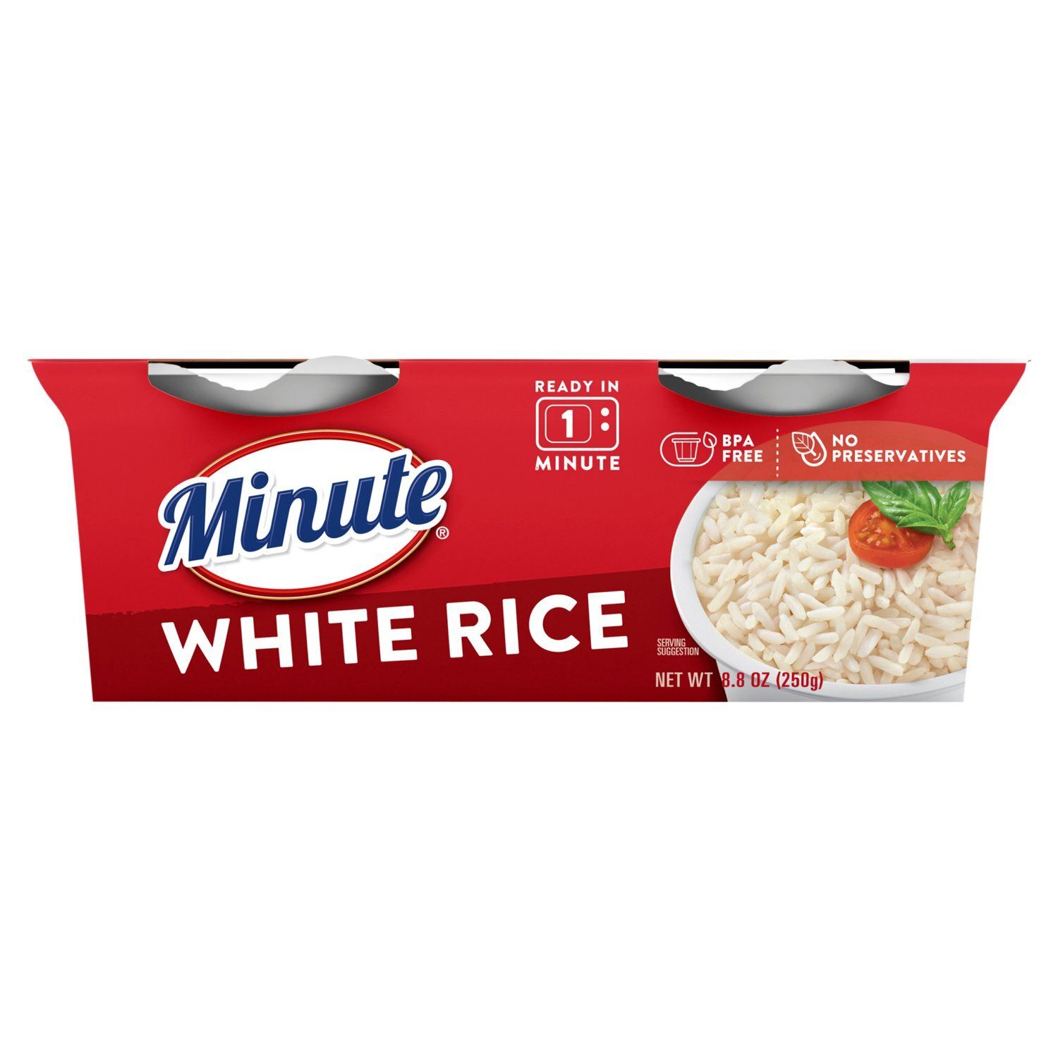 Minute Ready to Serve White Rice Cups, 8.8 oz