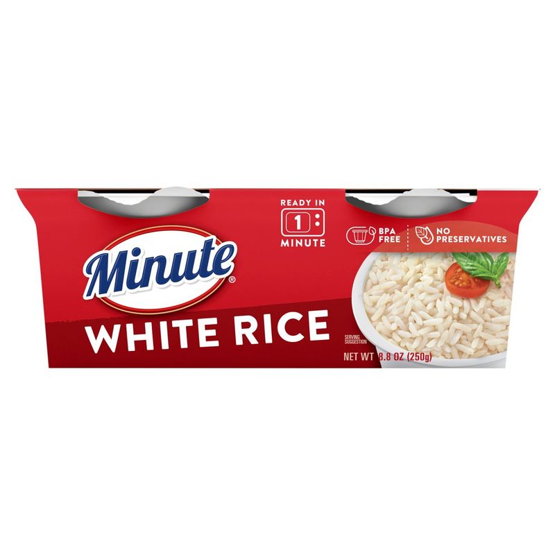Minute Ready to Serve White Rice Cups, 8.8 oz