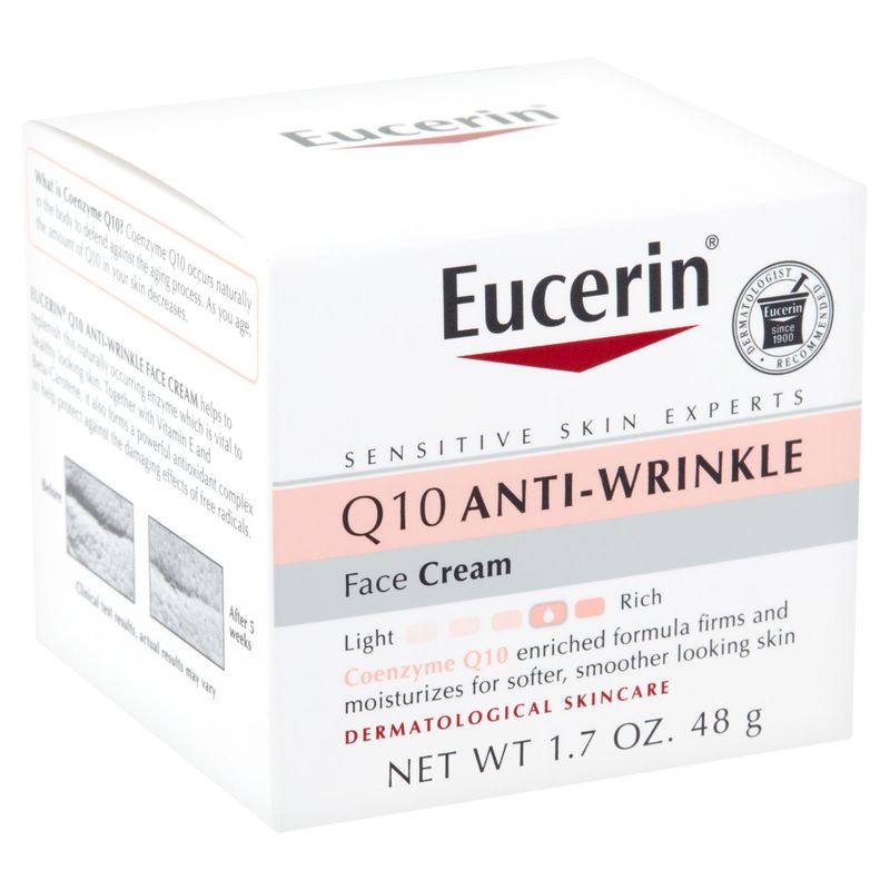 Eucerin Q10 Anti-Wrinkle Face Cream, 1.7 oz
