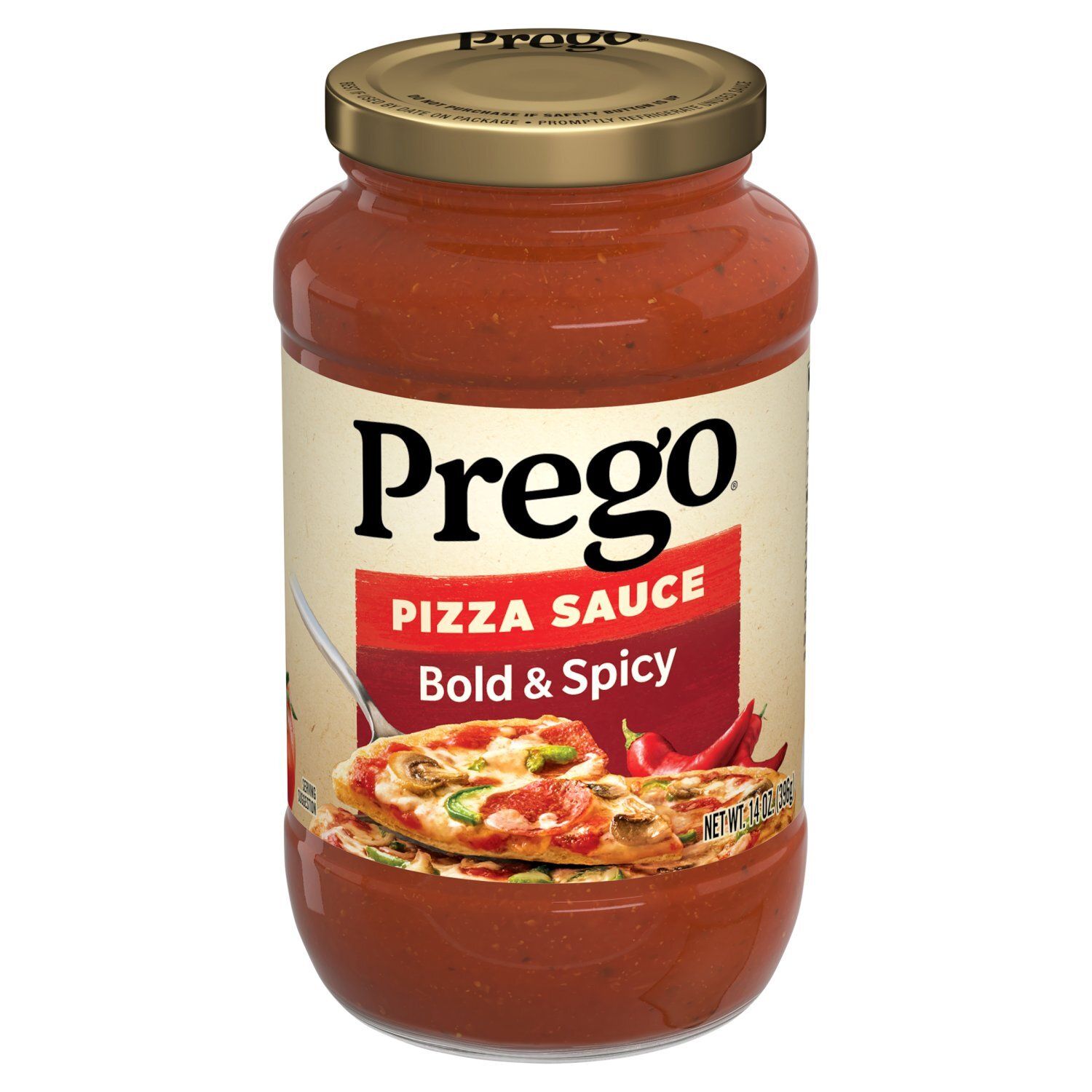 Prego Bold &amp; Spicy Pizza Sauce, 14 oz