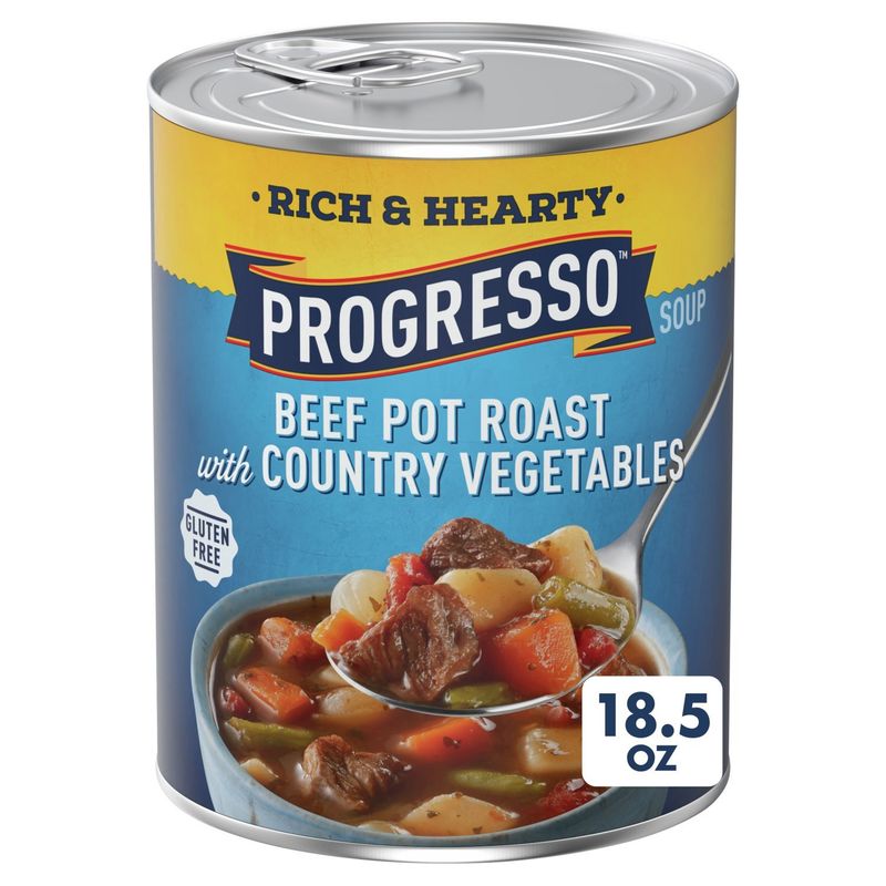 Progresso Rich &amp; Hearty Beef Pot Roast with Country Vegetables Soup, 18.5 oz