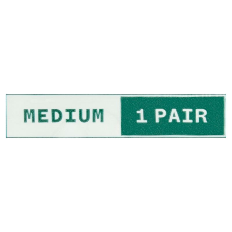 Paperbird Reusable Latex Gloves, Medium, 1 pair