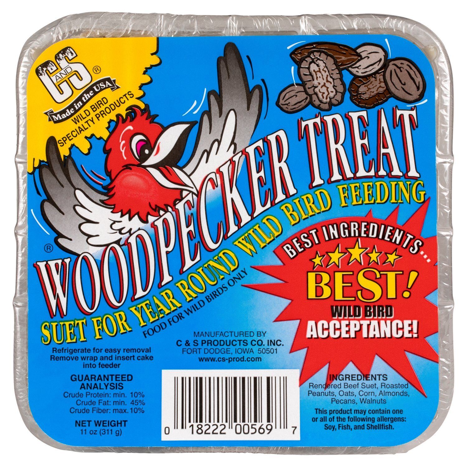 C&amp;S Woodpecker Treat, 11 oz