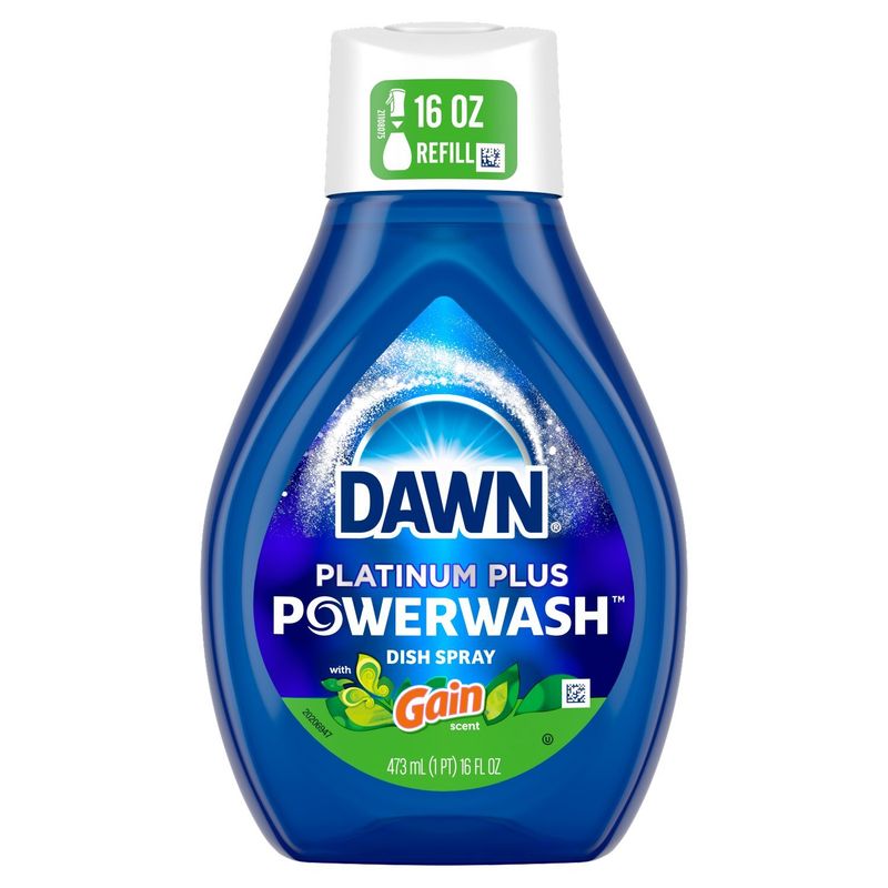 Dawn Powerwash Spray Refill, Dish Soap, Dishwashing Liquid, Gain Original, 1 Refill, 16 Fl Oz