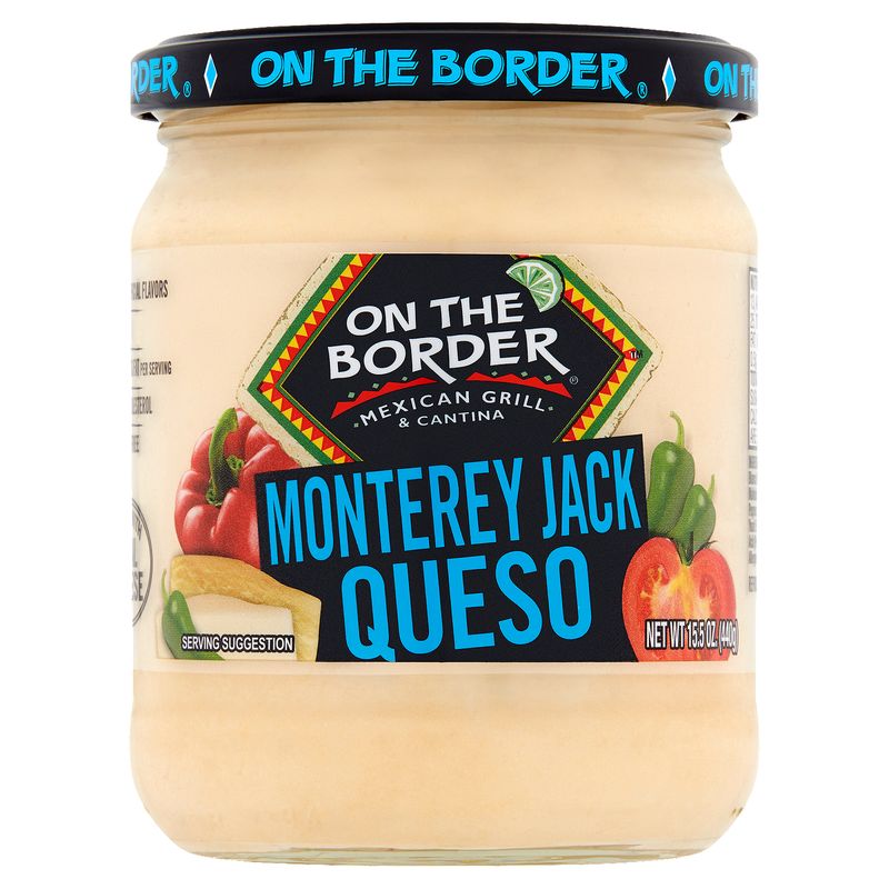 On The Border Mexican Grill &amp; Cantina Monterey Jack Queso Dip, 15.5 oz