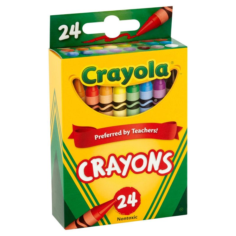 Crayola Nontoxic Crayons, 24 count