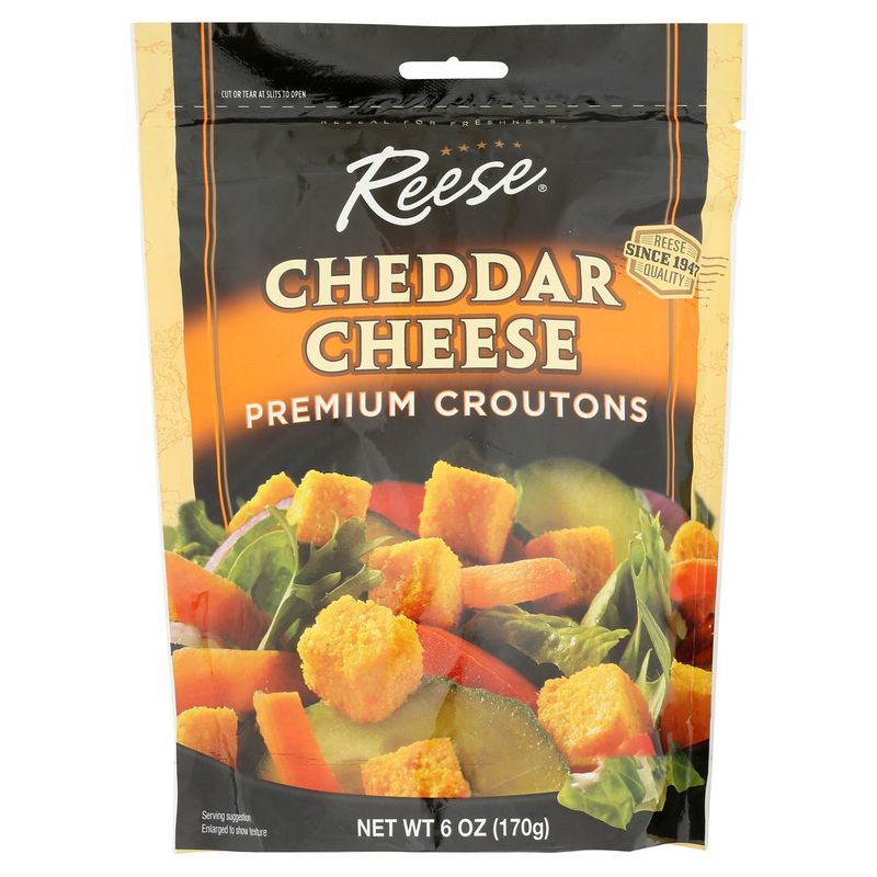 Reese Cheddar Cheese Premium Croutons, 6 oz