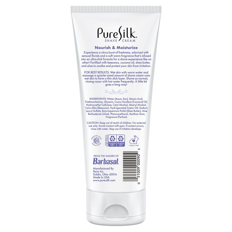Pure Silk Moisturizing Shave Cream, 6 oz