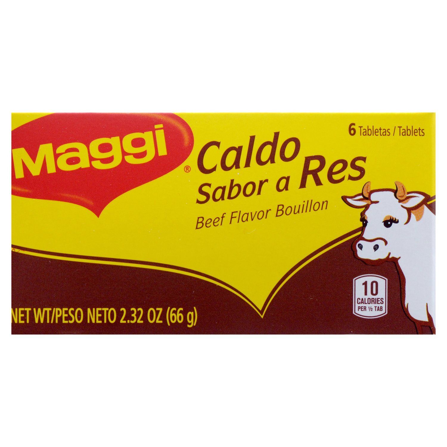 Maggi Beef Flavor Bouillon, 6 count, 2.32 oz