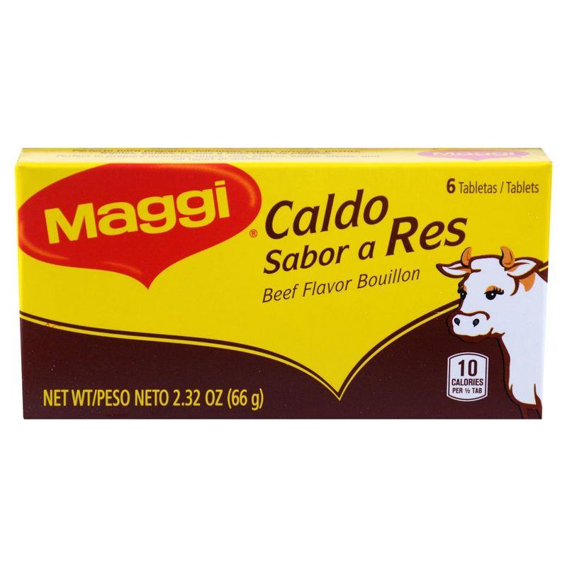 Maggi Beef Flavor Bouillon, 6 count, 2.32 oz