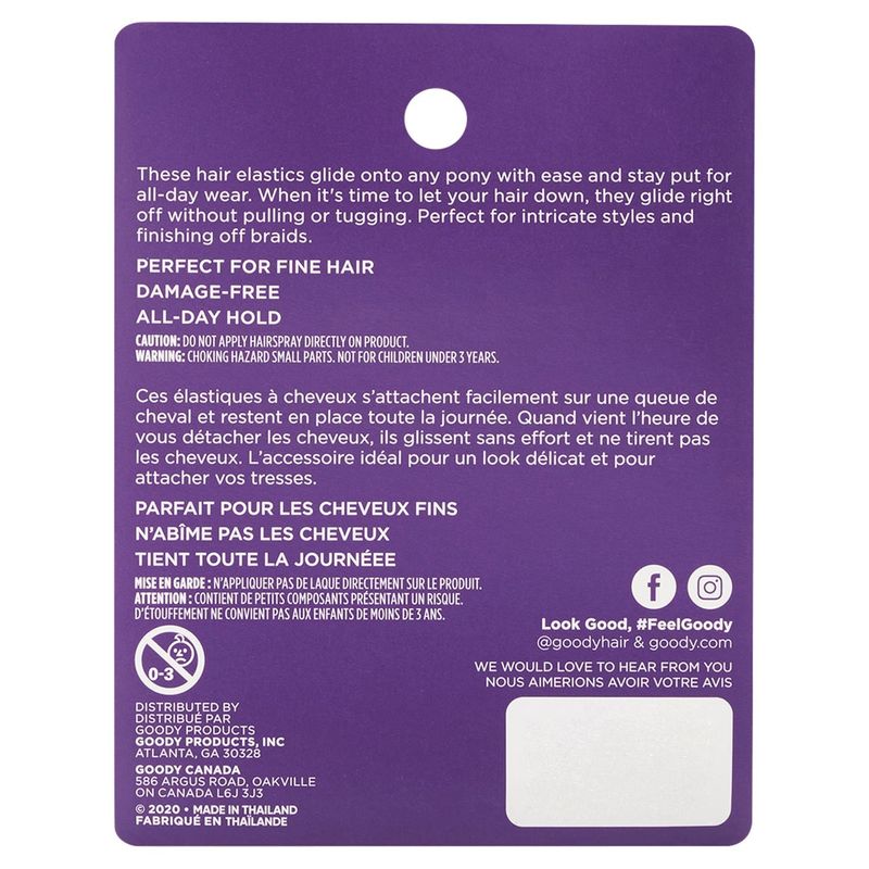 Goody Rubberbands Black, 250 count