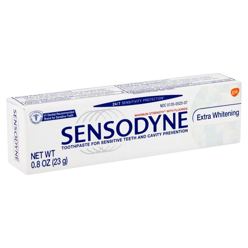 Sensodyne Extra Whitening Toothpaste, 0.8 oz