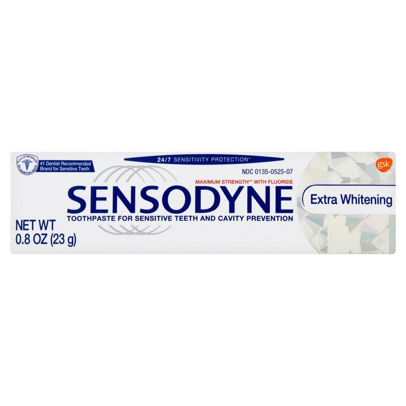 Sensodyne Extra Whitening Toothpaste, 0.8 oz