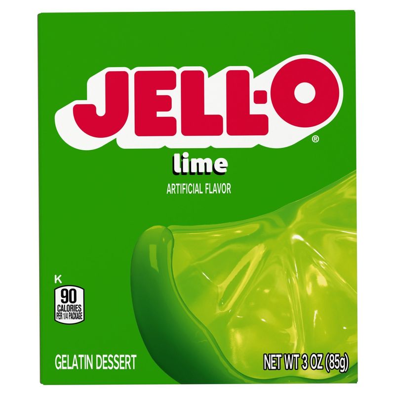 Jell-O Lime Gelatin Dessert, 3 oz