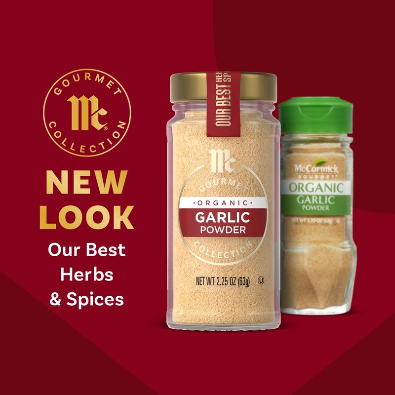 McCormick Gourmet Collection Organic Garlic Powder, 2.25 oz