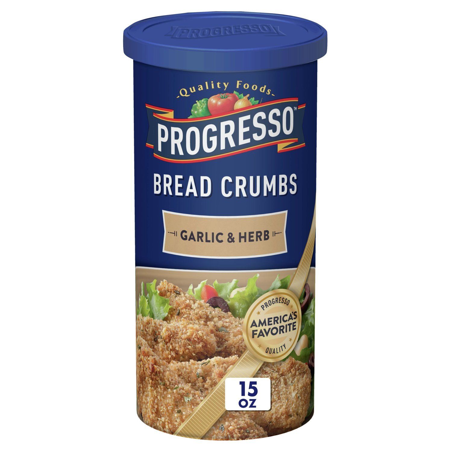 Progresso Garlic &amp; Herb Bread Crumbs, 15 oz