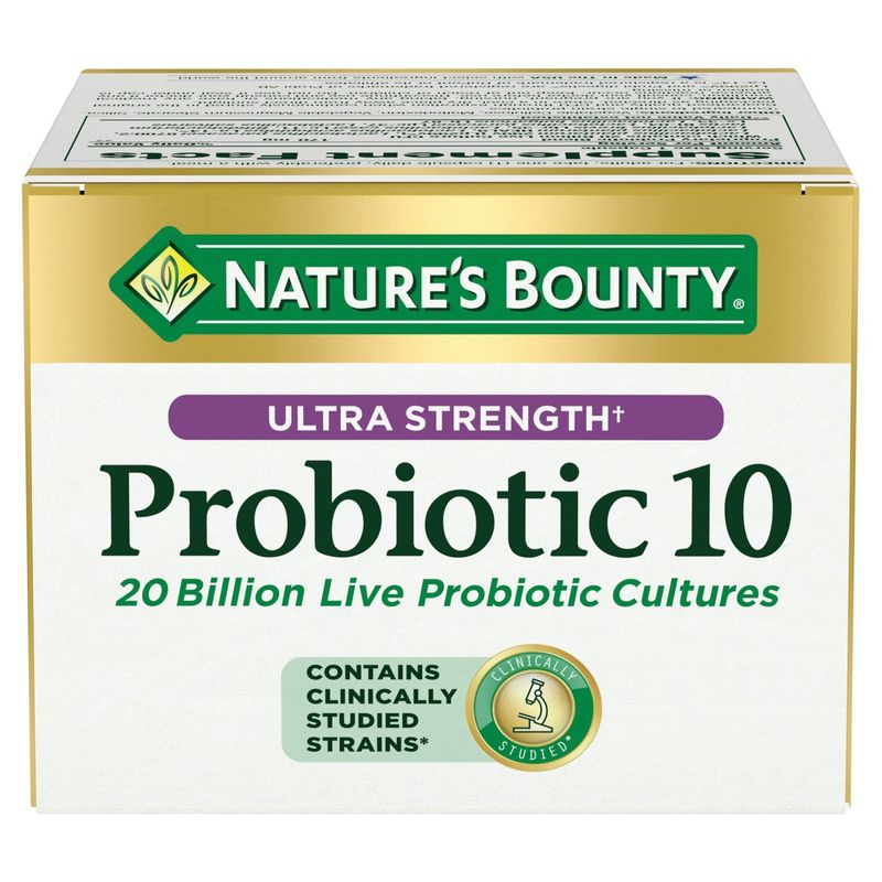 Nature's Bounty Ultra Strength Probiotic 10, Capsules, 30 Ct