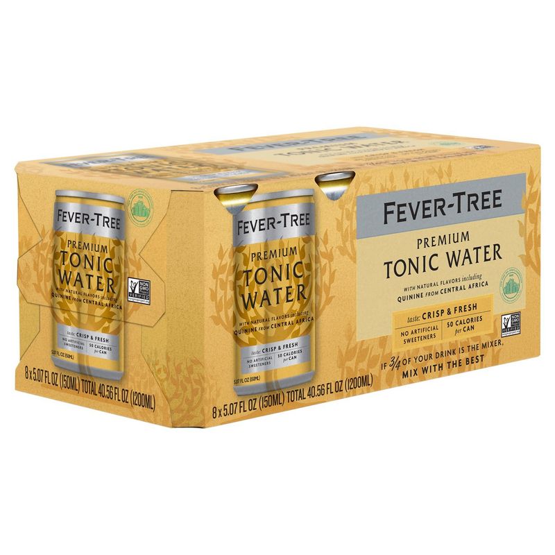 Fever-Tree Premium Tonic Water, 5.07 fl oz, 8 count