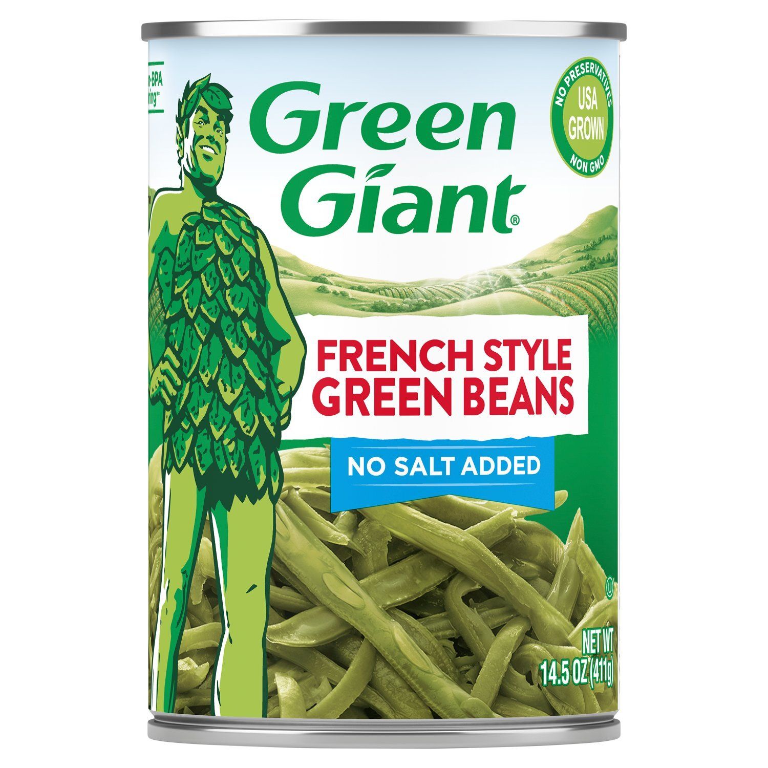 Green Giant No Salt Added French Style Green Beans, 14.5 oz