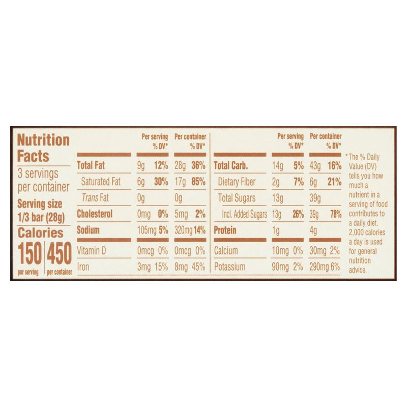 Bowl &amp; Basket Specialty Caramel Sea Salt 54% Dark Chocolate Bar, 3 oz