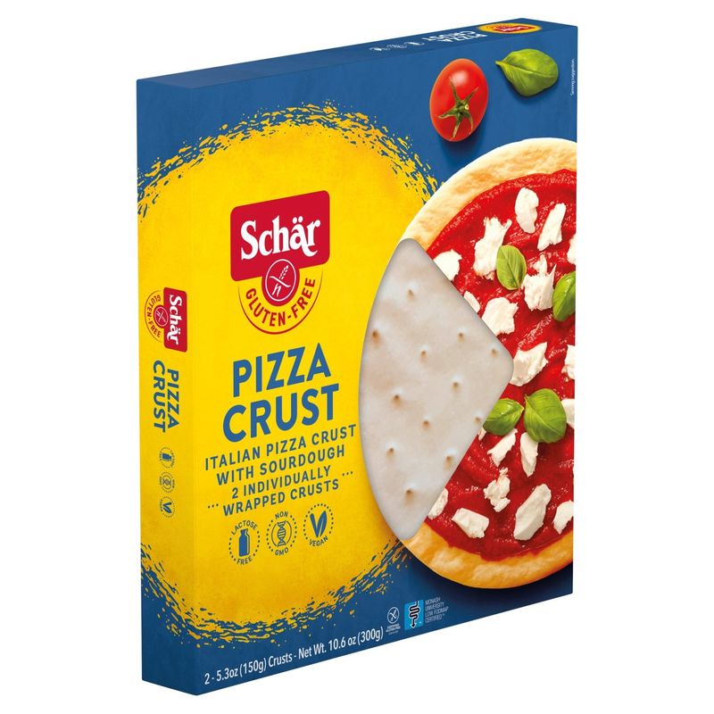 Schär Italian Pizza Crust with Sourdough, 5.3 oz, 2 count