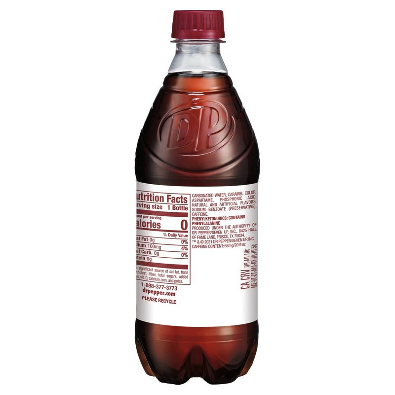 Dr Pepper Diet Soda, 20 fl oz