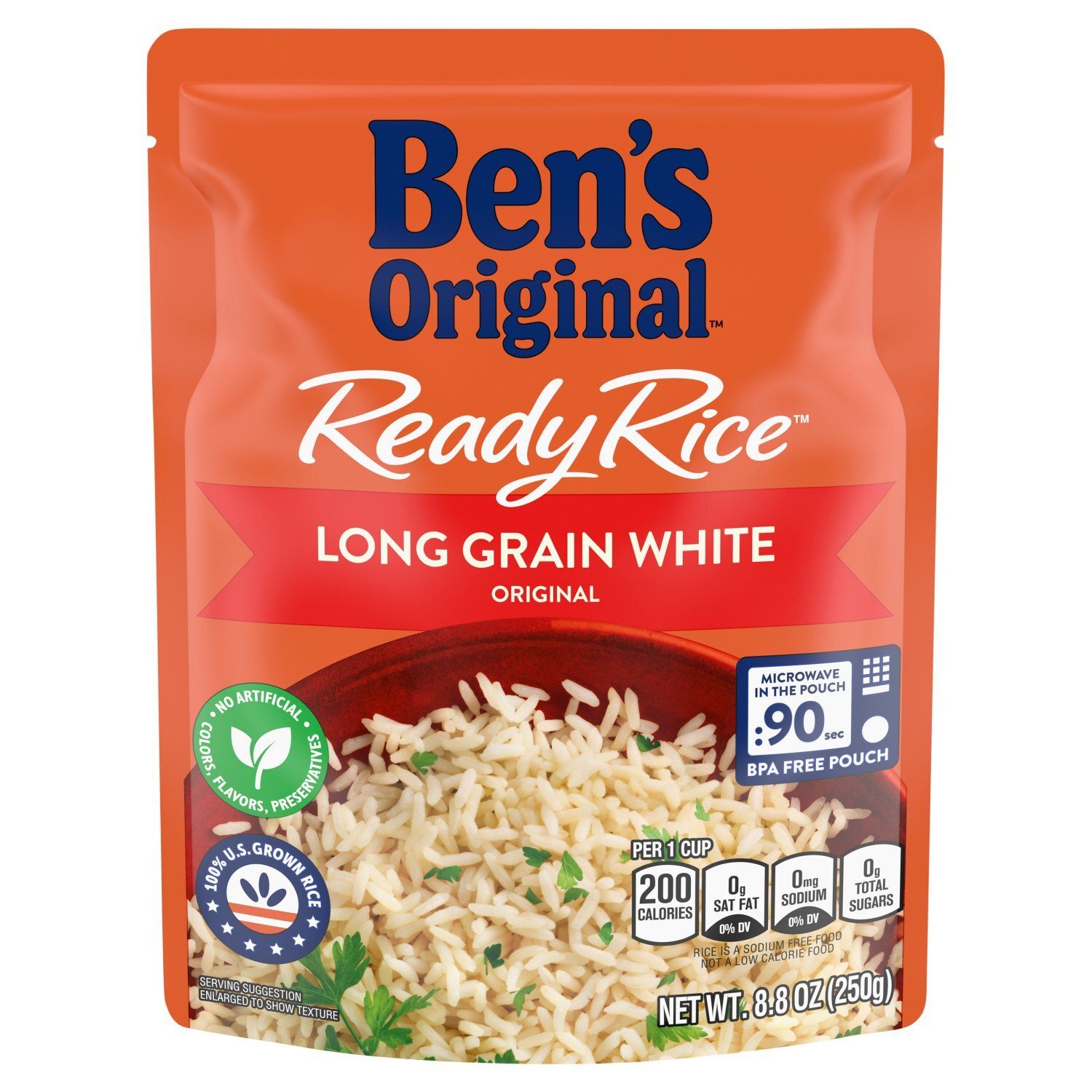 Ben's Original Ready Rice Original Long Grain White, 8.8 oz