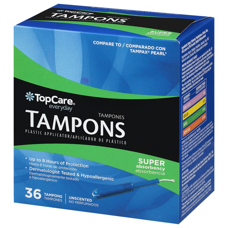 TopCare Unscented Tampons