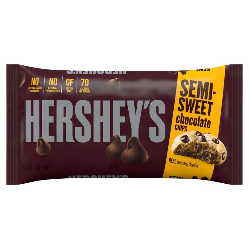 Hershey's Semi-Sweet Chocolate Chips, 12 oz