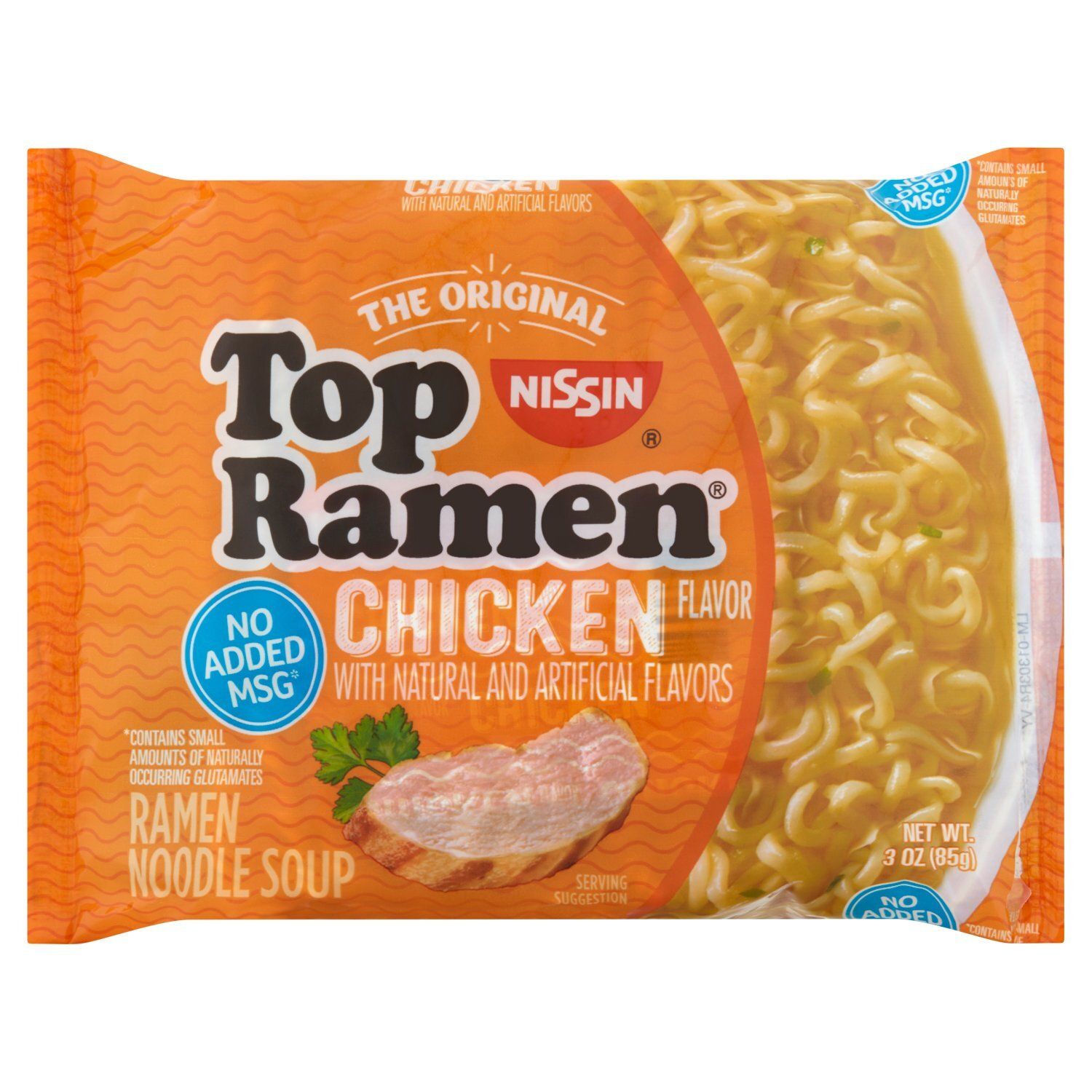 Nissin The Original Top Ramen Chicken Flavor Ramen Noodle Soup, 3 oz